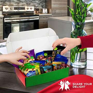 Healthy Snack Variety Care Pack (24 Count) | Sweet & Savory Assorted Nuts & Bars