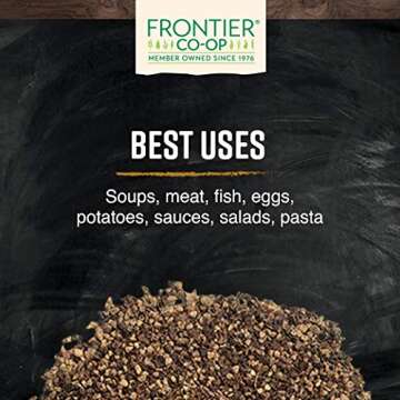 Frontier Co-op Organic Black Pepper Fine Grind 1lb