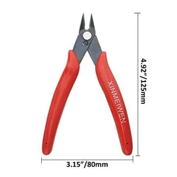 Precision Flush Cutters in 5 Bright Colors for DIY Enthusiasts