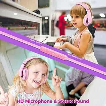 rockpapa Comfort+ Kids Headphones for Back to School