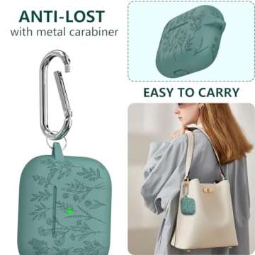 Ekoonpft Airpods 3rd Gen Case with Cleaner Kit and Keychain