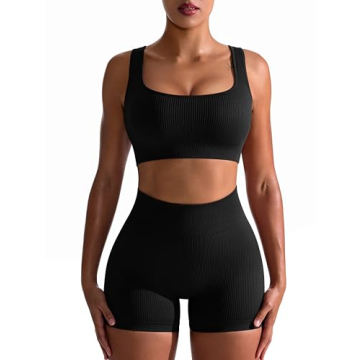 Shop OQQ Women's Seamless Workout Outfit Now