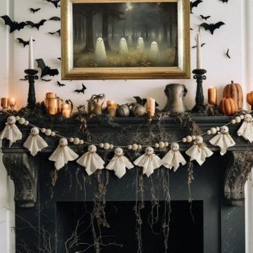 Bunny Chorus Halloween Garland for Spooky Decor