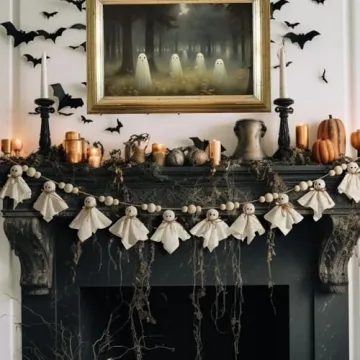 Bunny Chorus Halloween Garland for Spooky Decor