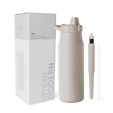 Simple Modern Filtered Water Bottle | Insulated Stainless-Steel with Carbon Filter | 32oz, Stylish C...