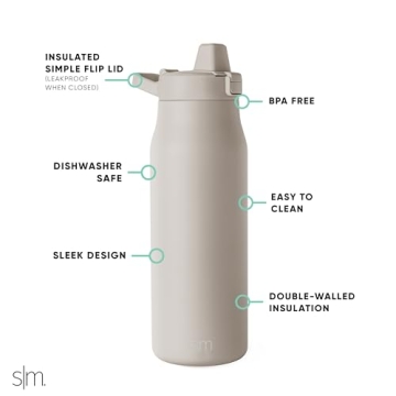 Simple Modern Filtered Water Bottle - 32oz Insulated Design