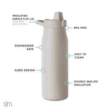 Simple Modern Filtered Water Bottle - 32oz Insulated Design
