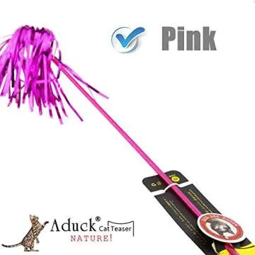 ADUCK Cat Interactive Teaser Wand Toy for Playful Cats