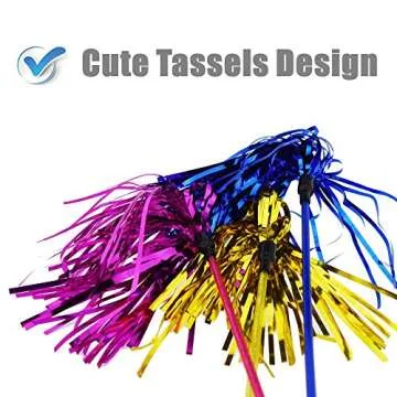 ADUCK Cat Interactive Teaser Wand Toy for Playful Cats