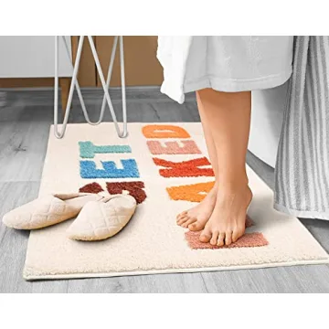 Get Naked Cute Bathroom Rug Funny Non Slip Microfiber Mat