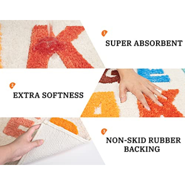 Get Naked Cute Bathroom Rug Funny Non Slip Microfiber Mat