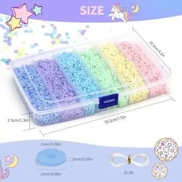 6000+ Polymer Clay Beads Set for Creative Jewelry Making