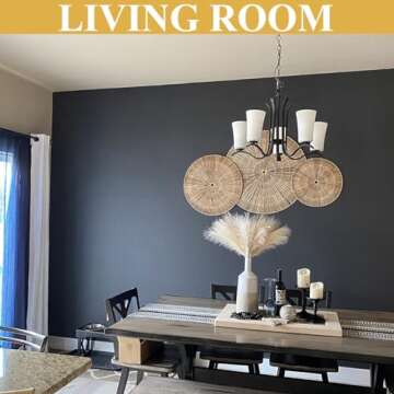 KOLWOVEN 29 Inch Wicker Wall Decor, Set of 3 Wall Basket Decor Diameter 29",23",18",Woven Wall Decor, Boho Wall Decor, Wall Decor Above Bed for Bedroom, Living Room or Dining Room