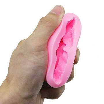 3D Carnation Candle Mold - MoldFun Carnation Flower Silicone Mold for Handmade Soap, Lotion Bar, Bat...