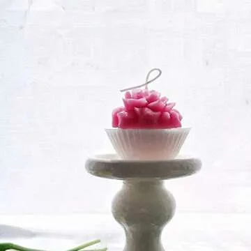 3D Carnation Candle Mold - MoldFun Carnation Flower Silicone Mold for Handmade Soap, Lotion Bar, Bath Bomb, Wax Crayon, Polymer Paper Fimo Clay, Art Craft Gift for Mother’s Day