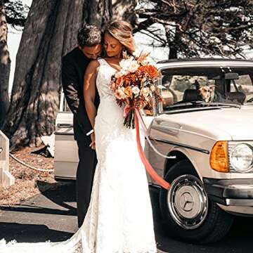 Chuangdi Terracotta Chiffon Ribbon Set for Crafting