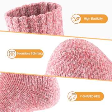 Tavaleu Women's Wool Socks for Warmth and Comfort