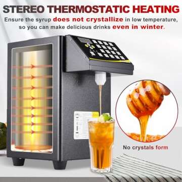 Auto Fructose Dispenser - 8.5L, 16 Groups, 360W Energy