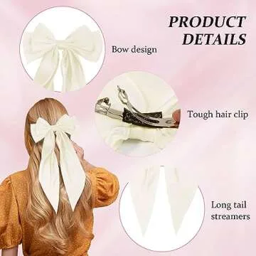 Stylish Women's Bow Hair Clips - Perfect for Any Occasion