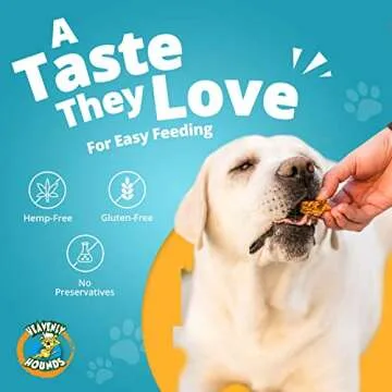 Heavenly Hounds Peanut Butter Chews - Natural Dog Anxiety Relief