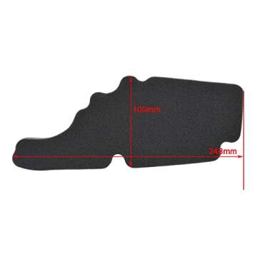 AHL Air Filter Cleaner for Piaggio Fly 50(4t)/Fly 150 2005-2012, VESPA LX 150/VESPA S50 (4t)/VESPA LX50 (4t) 2006-2014, VESPA S150 LXV 2007-2016 1414532 843194 8431940P 2030151 1417227