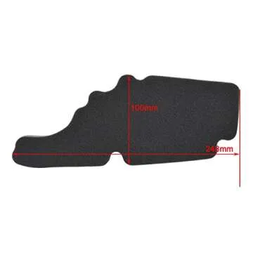 AHL Air Filter Cleaner for Piaggio Fly 50(4t)/Fly 150 2005-2012, VESPA LX 150/VESPA S50 (4t)/VESPA LX50 (4t) 2006-2014, VESPA S150 LXV 2007-2016 1414532 843194 8431940P 2030151 1417227