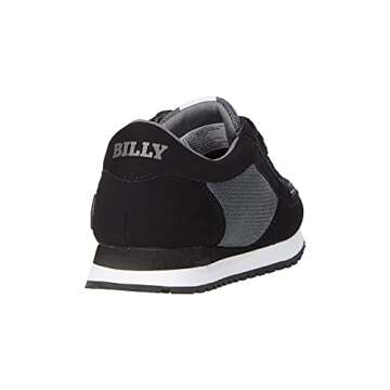 BILLY Footwear Kids Jogger (Little Kid/Big Kid) - Shoes for Kids - Removable Insole - Textile Lining Black/Charcoal 1 Little Kid M