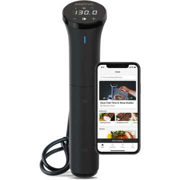 Anova Culinary Nano Sous Vide Precision Cooker - Compact & Powerful Precision Cooking