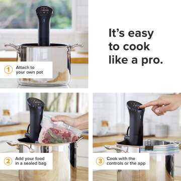 Anova Culinary Nano Sous Vide Cooker - Compact & Efficient