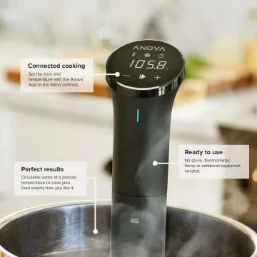 Anova Culinary Nano Sous Vide Cooker - Compact & Efficient