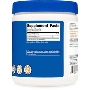 Nutricost L-Citrulline Malate (2:1) Powder (300 Grams)