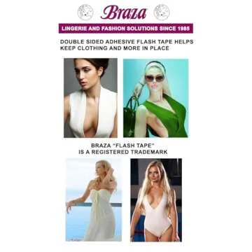 Braza Flash Tape for Secure Fashion Style