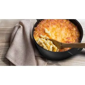 COMMERCIAL CHEF 5 Quart Cast Iron Dutch Oven - Preseasoned & Versatile