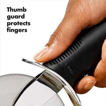 OXO Large Pizza Cutter with Thumb Guard for Safety