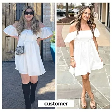 Stylish EXLURA Women’s Casual Mini Dress - Perfect for Summer