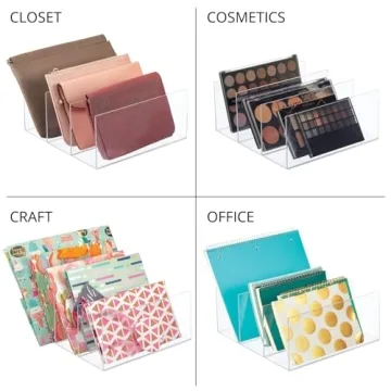 mDesign Handbag Organizer for Stylish Closet Storage