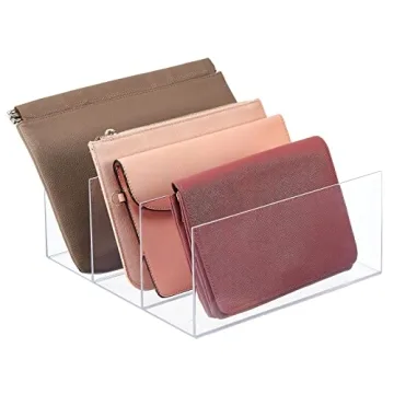 mDesign Handbag Organizer for Stylish Closet Storage