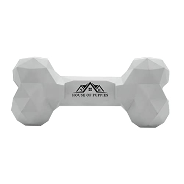 House of Puppies Dog Toys for Aggressive Chewers with Durable Natural Rubber - for Teething and Dent...