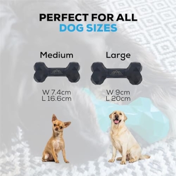 Durable Natural Rubber Dog Toy for Aggressive Chewers