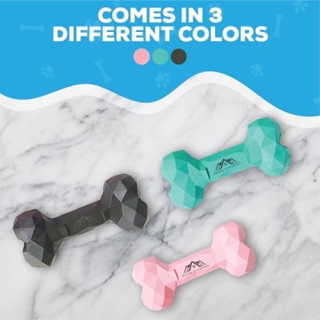 Durable Natural Rubber Dog Toy for Aggressive Chewers