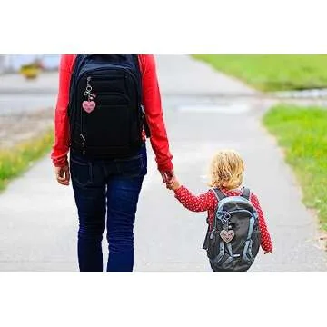 AuPra Eye Lashes Heart Women KeyRing Gift Lady Girl Crystal Love Bag Clip KeyChain Mum Tassel Rhinestone Keys Present, Pink, Large