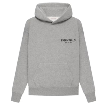 Villeion Styles Essentials Oversized Hoodie (US, Alpha, Small, Regular, Regular, Dark Oatmeal)
