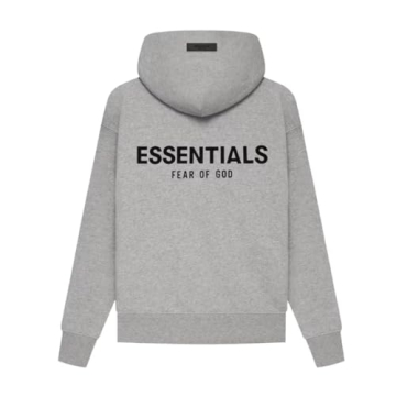 Villeion Styles Essentials Oversized Hoodie (US, Alpha, Small, Regular, Regular, Dark Oatmeal)