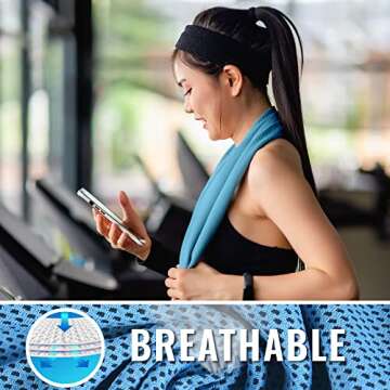 QIK Cooling Towels for Neck and Face, Neck Cooling Towel for Hot Weather Cooling Towels for Athletes...