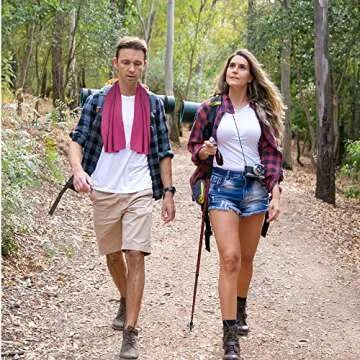 QIK Cooling Towels for Neck and Face - 4 Pack Cooling Towels