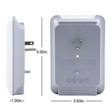 GE 3-Outlet Extender with USB Ports, Surge Protector
