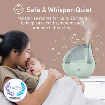 PureBaby Ultrasonic Humidifier for Kids - Whisper-Quiet & Stylish