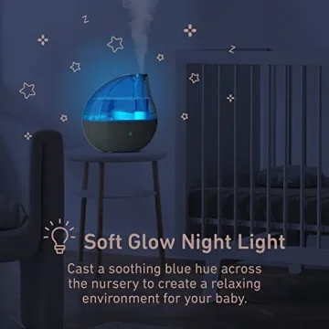 PureBaby Ultrasonic Humidifier for Kids - Whisper-Quiet & Stylish