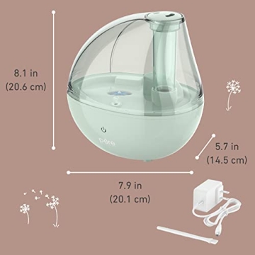 PureBaby Ultrasonic Humidifier for Kids - Whisper-Quiet & Stylish