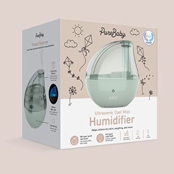 PureBaby Ultrasonic Humidifier for Kids - Whisper-Quiet & Stylish